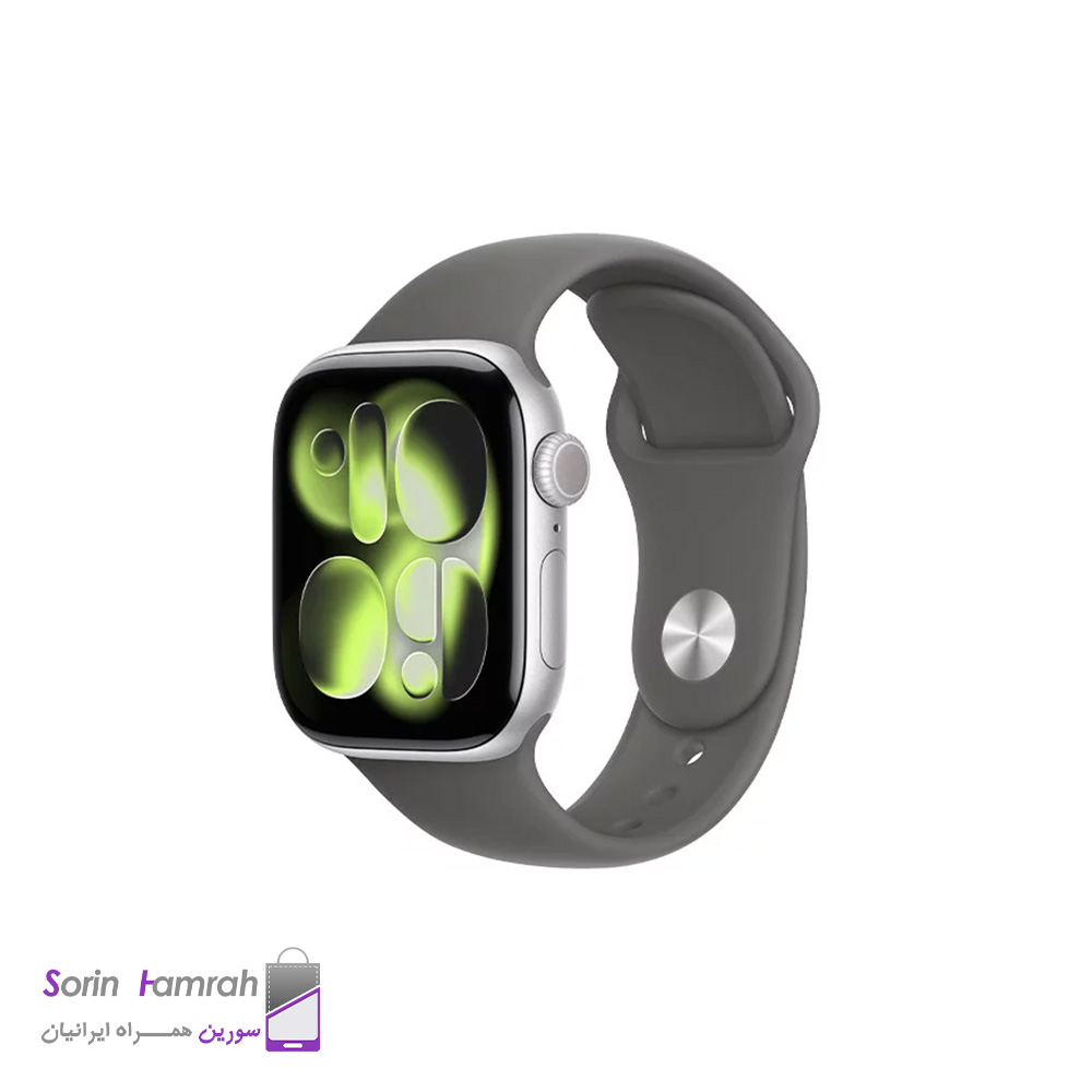 اپل واچ سری 11 مدل 46mm بدنه آلومینیوم با بند سیلیکونی
